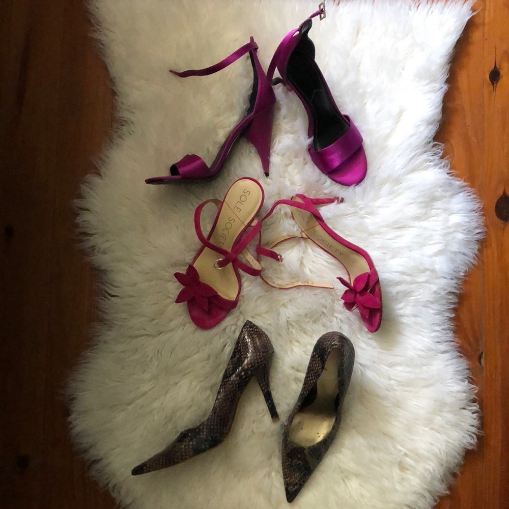 Kendall + Kylie Purple Heel